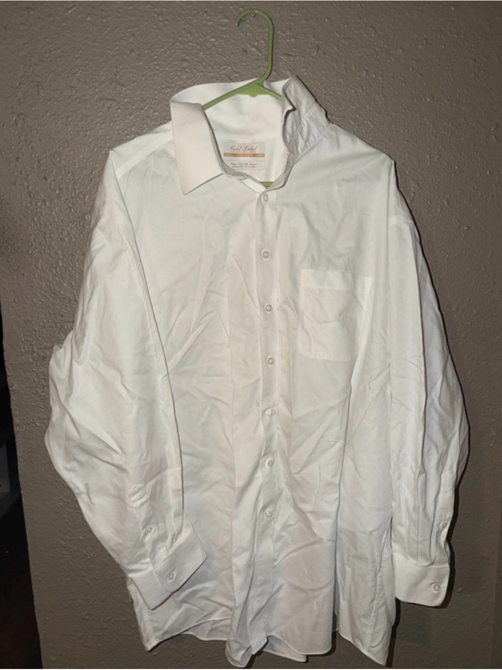 Men's White Dress Shirt - Tailored Classic Fit